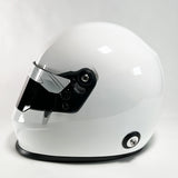 Autograph racing helmet white full size nascar helmet