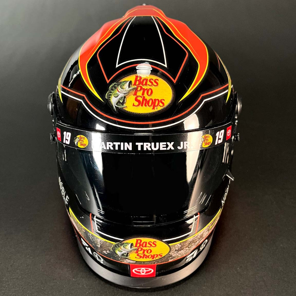 bass pro shop motorcycle helmets Martin Truex Jr Bass Pro Shops Mini Helmet – ShopOffAxis