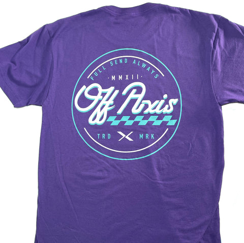Off Axis full send always purple shirt merchandise apparel just send it