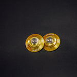 Full single color solid color hans clips anchors gold bell